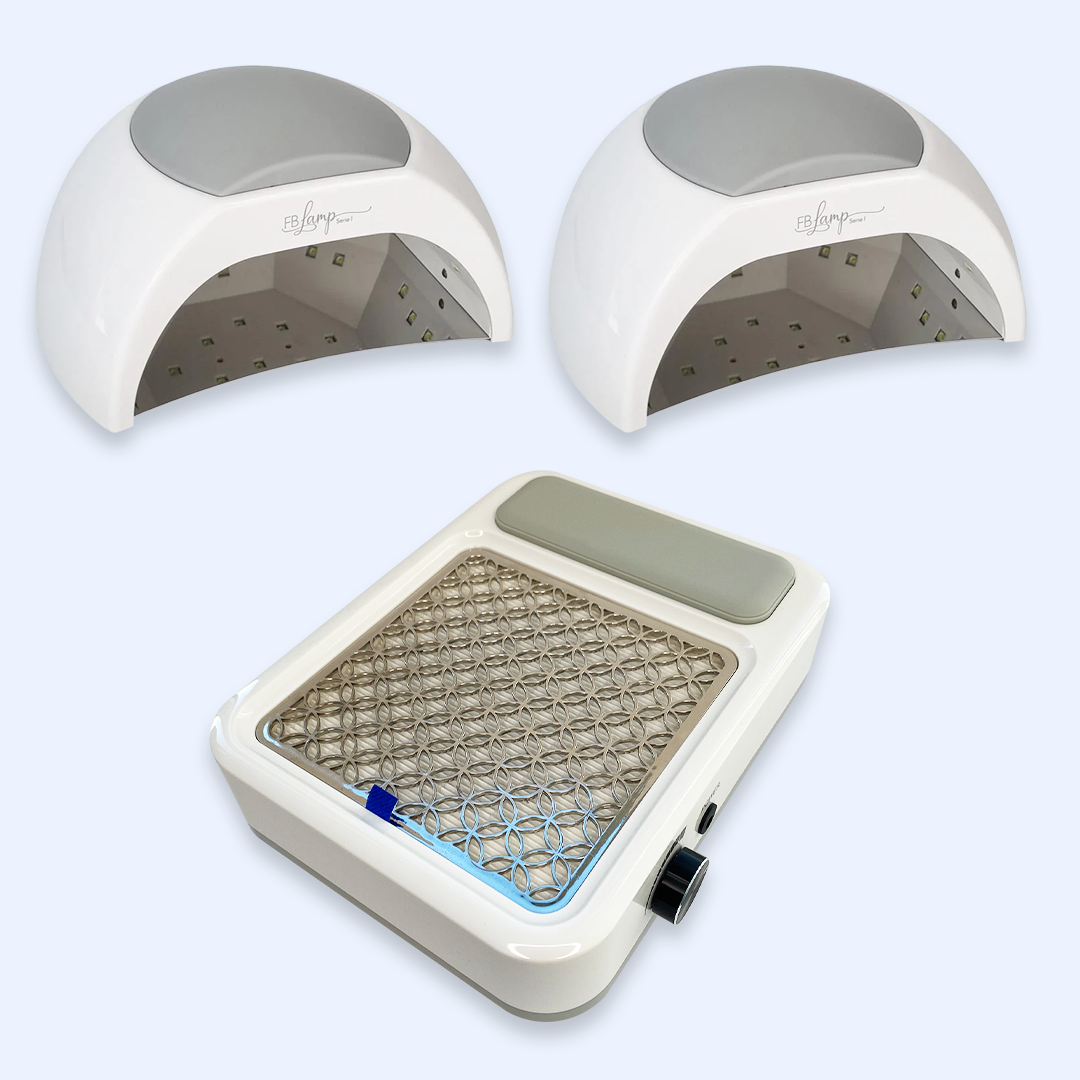 Kit 2 Lâmpadas LED FB Lamp Serie 1 + Aspirador FB Hurricane II