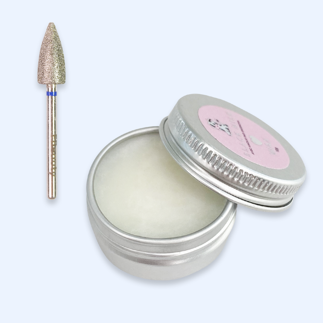 Kit Ponta Diamante DI-PBRO45 + Cera de Cutículas Black Milk Smirnova