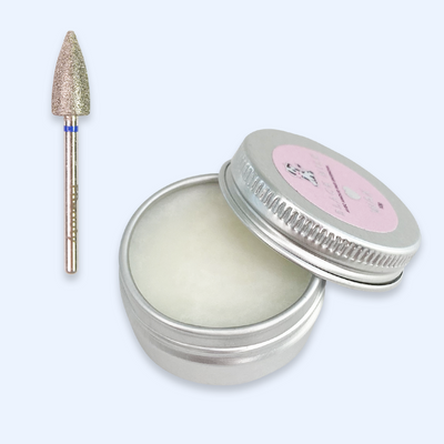 Kit Ponta Diamante DI-PBRO45 + Cera de Cutículas Black Milk Smirnova