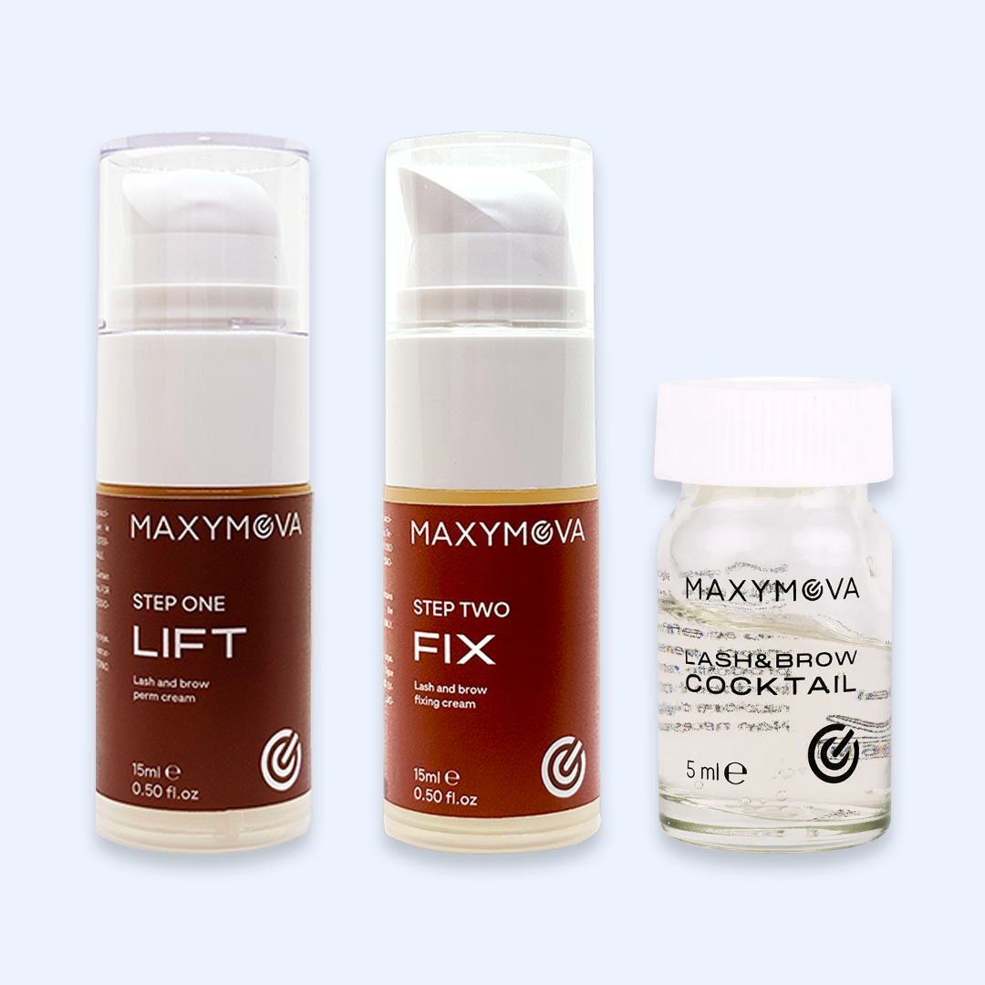 Kit Individuais Lift 15ml + Lash & Brow Cocktail 5ml Maxymova