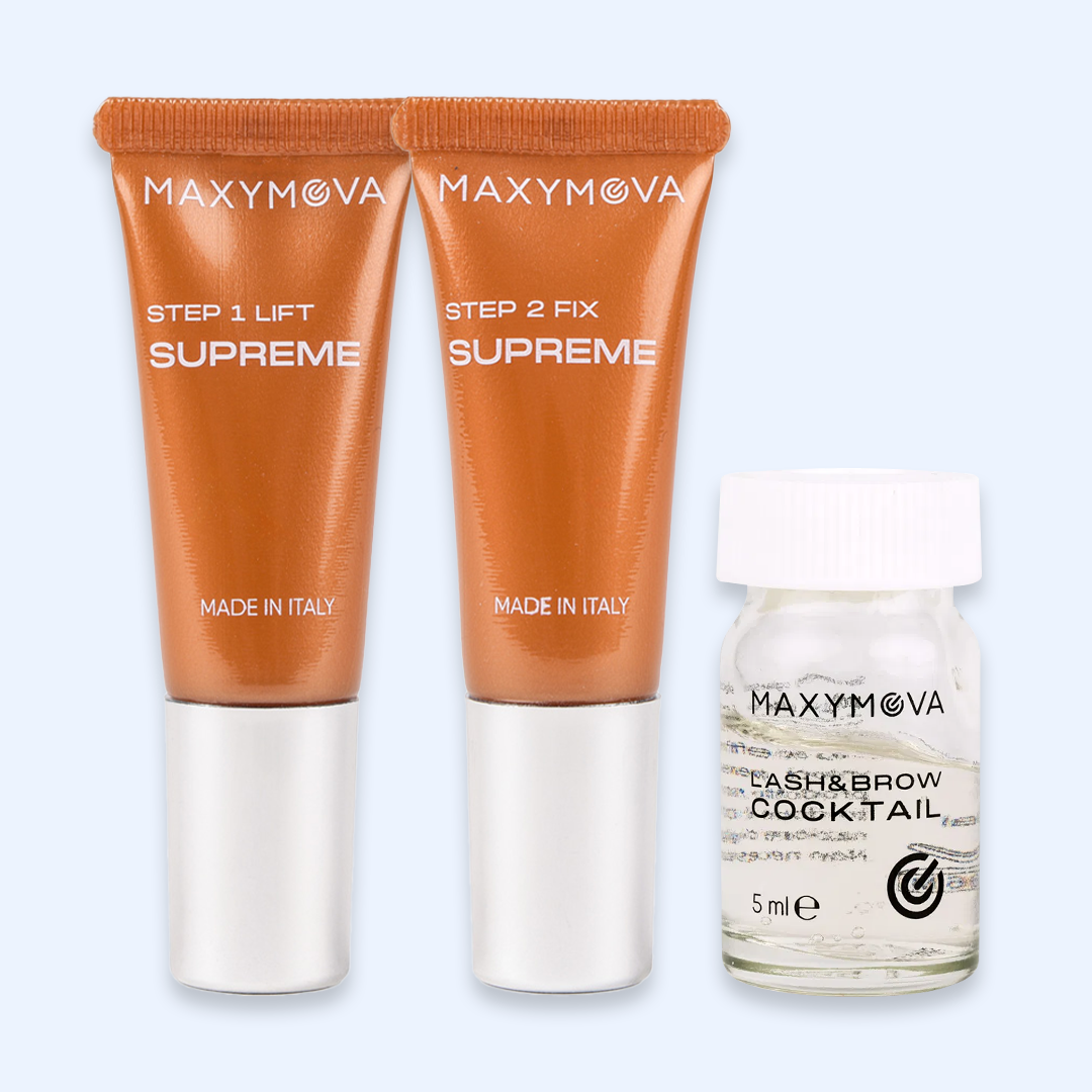 Kit Individuais Supreme 10ml + Lash & Brow Cocktail 5ml Maxymova