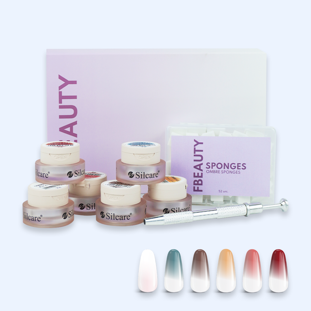 Kit Ombre Gel Rose & Sun - Silcare