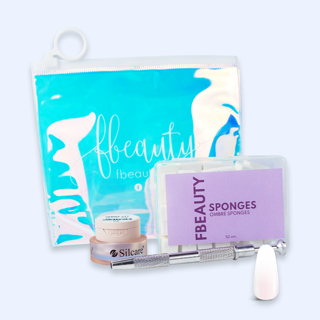 Kit Ombre Gel White Fog Starter - Silcare