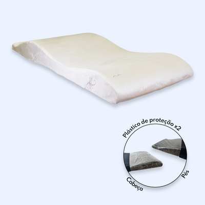 Kit Capa + Plásticos de proteção para Colchão Ergonómico FB - Bege