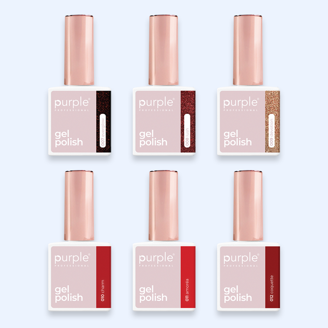 Verniz Gel Purple - Caixa Coleção Let it Shine 6uni.