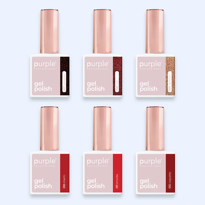 Verniz Gel Purple - Caixa Coleção Let it Shine 6uni.