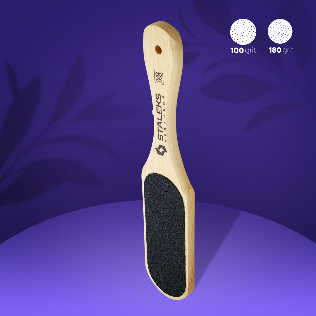 Lima de Pedicure Madeira BEAUTY & CARE 10 TYPE 1 100/180 - Staleks