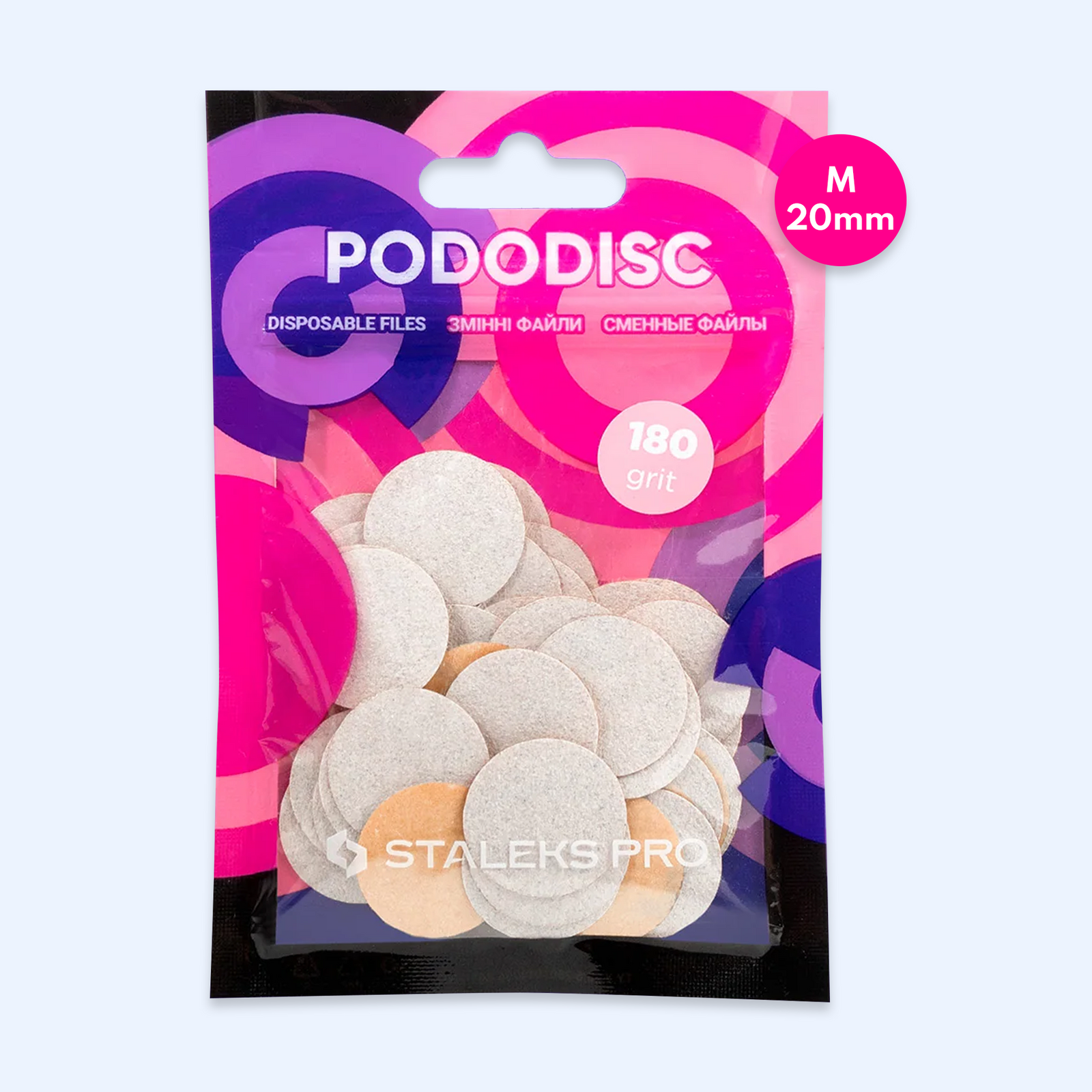 Limas Descartáveis para PODODISC M EXPERT (20mm) - Staleks