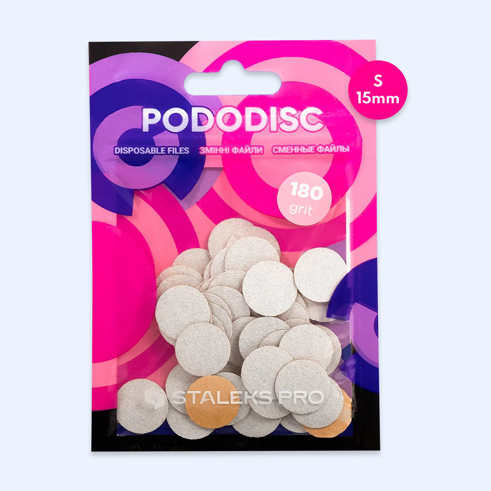 Limas Descartáveis para PODODISC S EXPERT (15mm) - Staleks