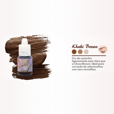 Luanes Micro Pigmento para Sobrancelhas - Khaki Brown