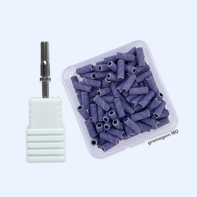 Kit Mandril Mini + Lixas descartáveis 3M Mini 3mm - 100 unidades