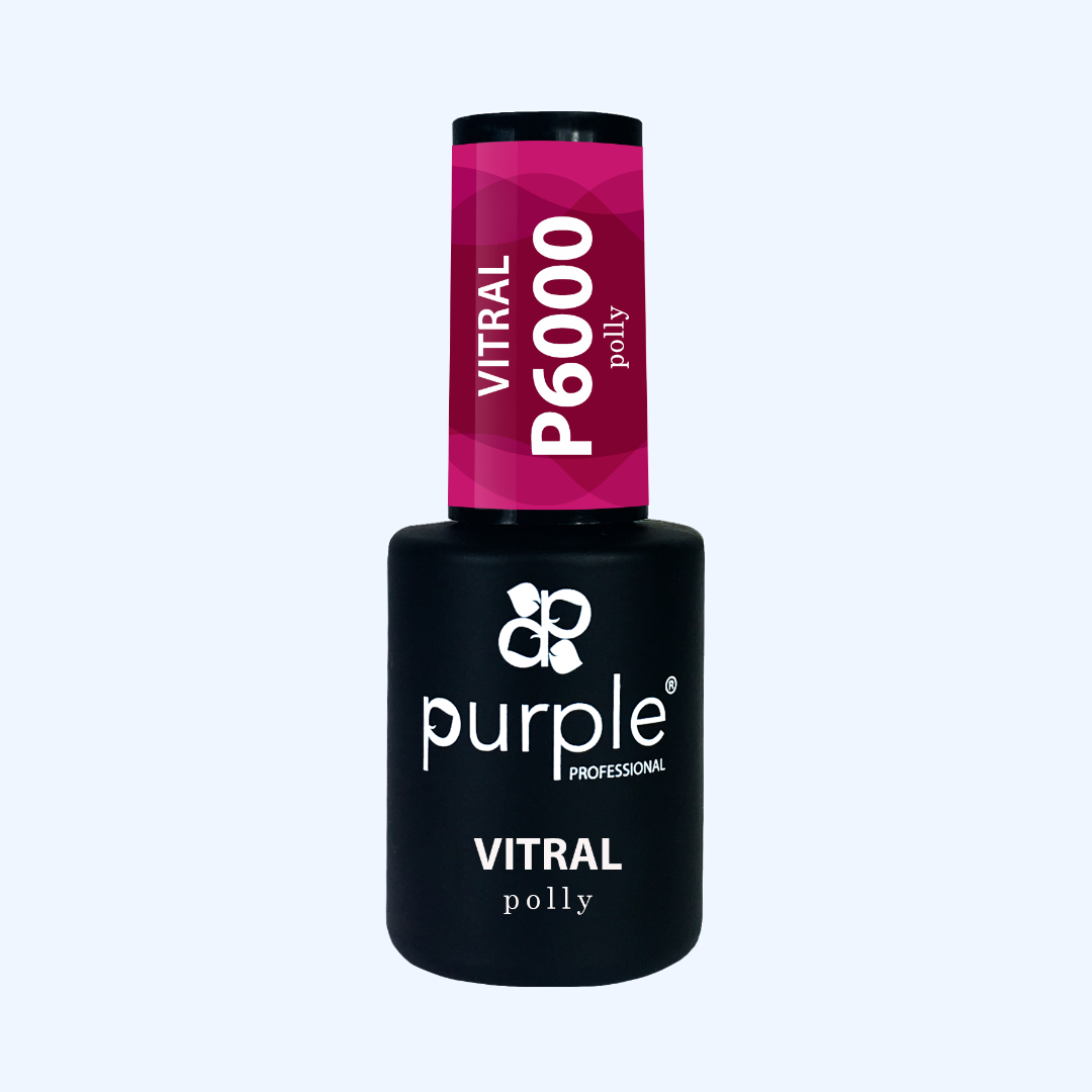 Verniz Gel Purple - Vitral Polly P6000