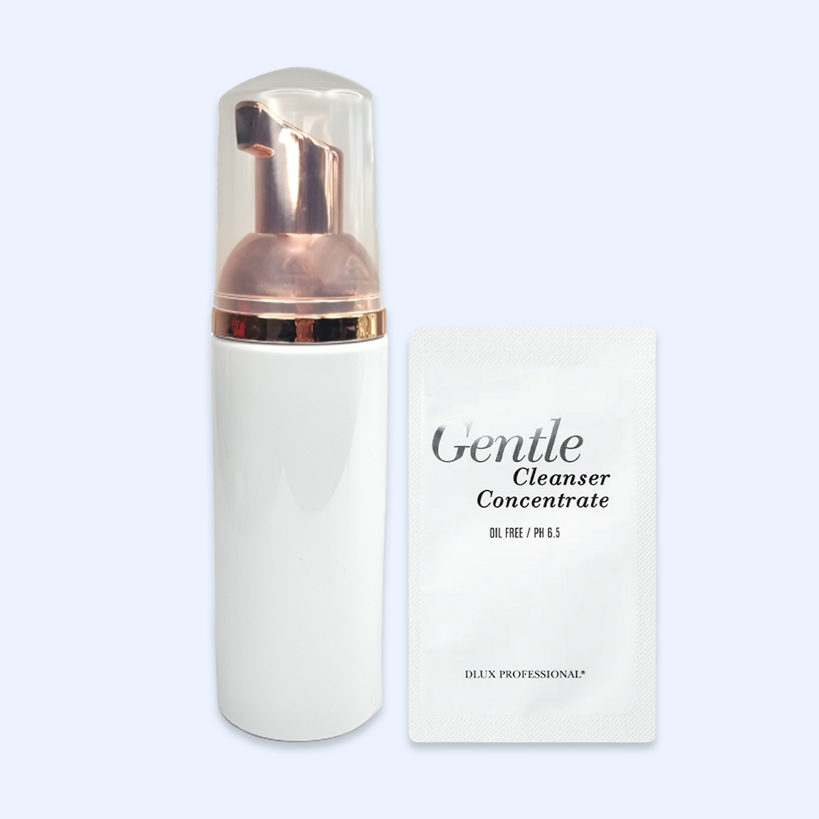 Kit Concentrado + Pump para Espuma de Limpeza de Pestanas Dlux