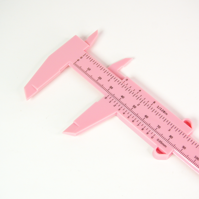 Paquímetro em plástico Rosa