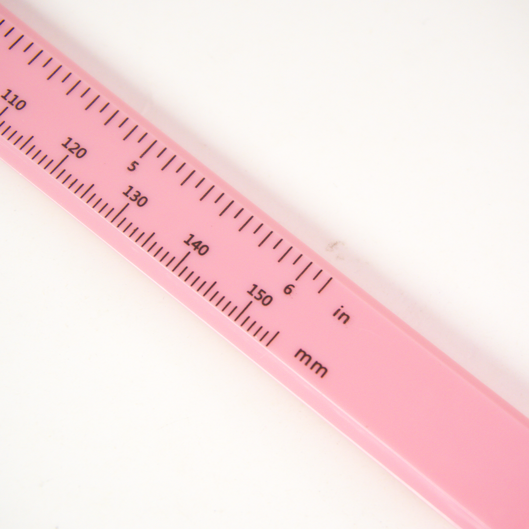 Paquímetro em plástico Rosa