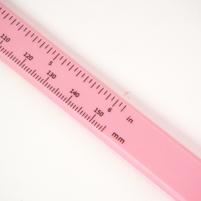 Paquímetro em plástico Rosa