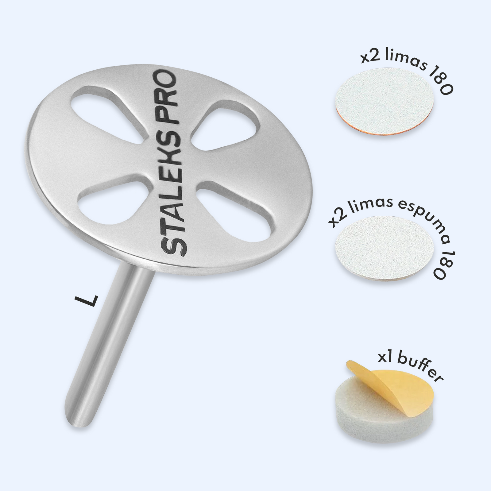 Kit Pedicure PODODISC L EXPERT (25 mm) - Staleks
