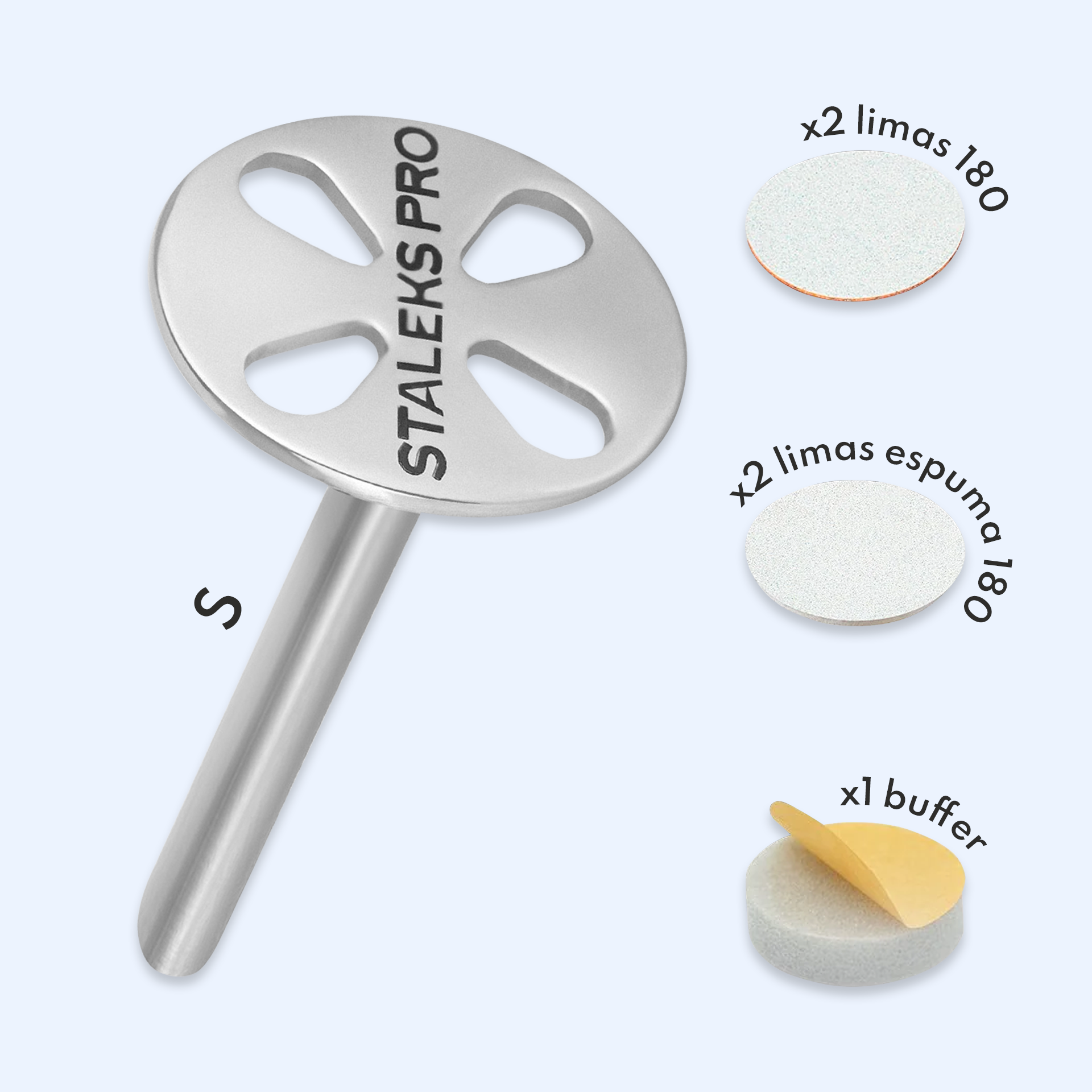 Kit Pedicure PODODISC S EXPERT (15 mm) - Staleks