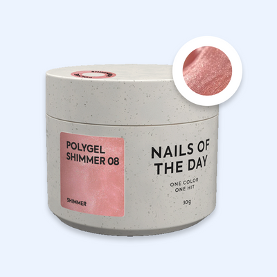 Polygel Shimmer 08 - NailsOfTheDay