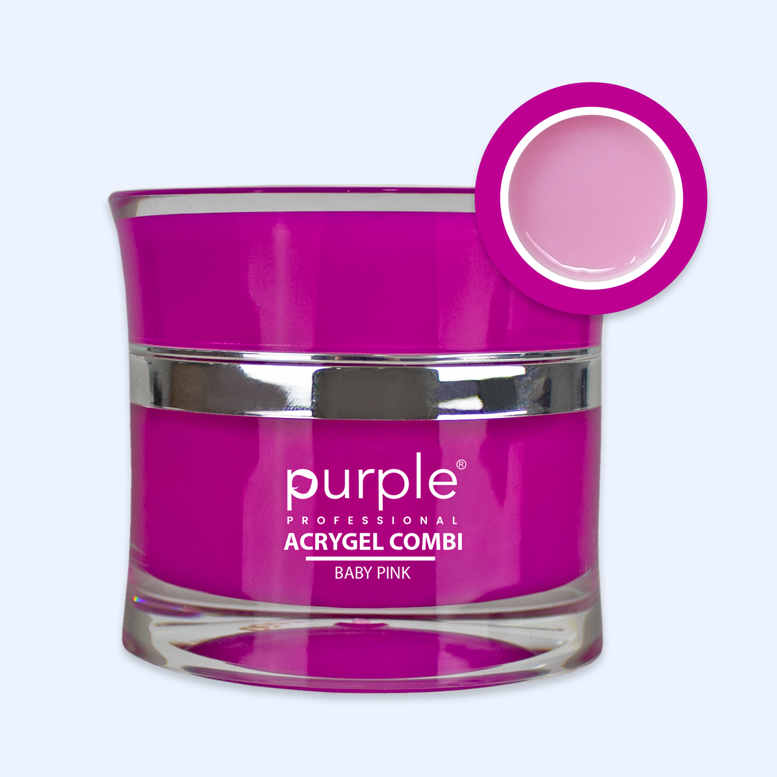 Acrygel Combi Baby Pink - Purple