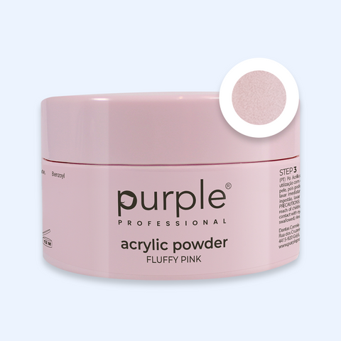 Queen Acrylic Powder Fluffy Pink - Purple