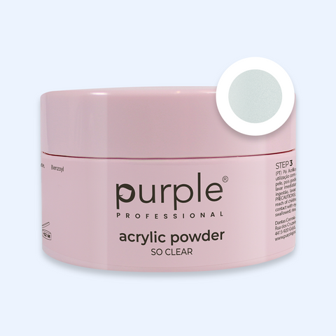 Queen Acrylic Powder So Clear - Purple