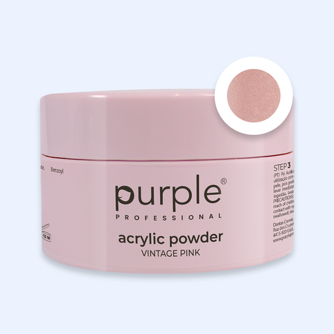 Queen Acrylic Powder Vintage Pink - Purple