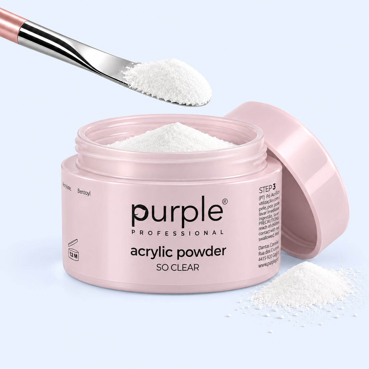 Queen Acrylic Powder So Clear - Purple