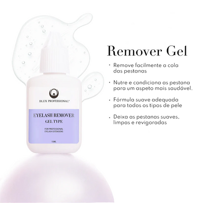 Removedor de pestanas em Gel Dlux - Classic