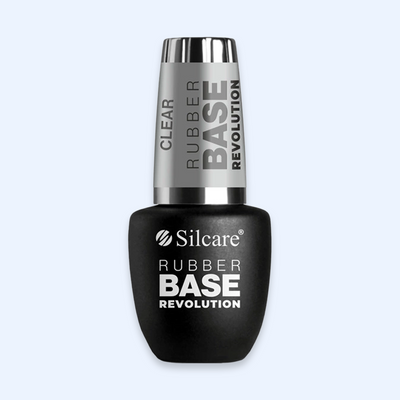 Base Elástica Rubber Base Revolution Clear - Silcare