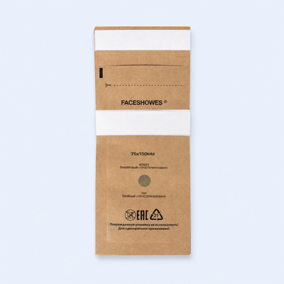 Sacos de papel para esterilização 75 x 150 mm