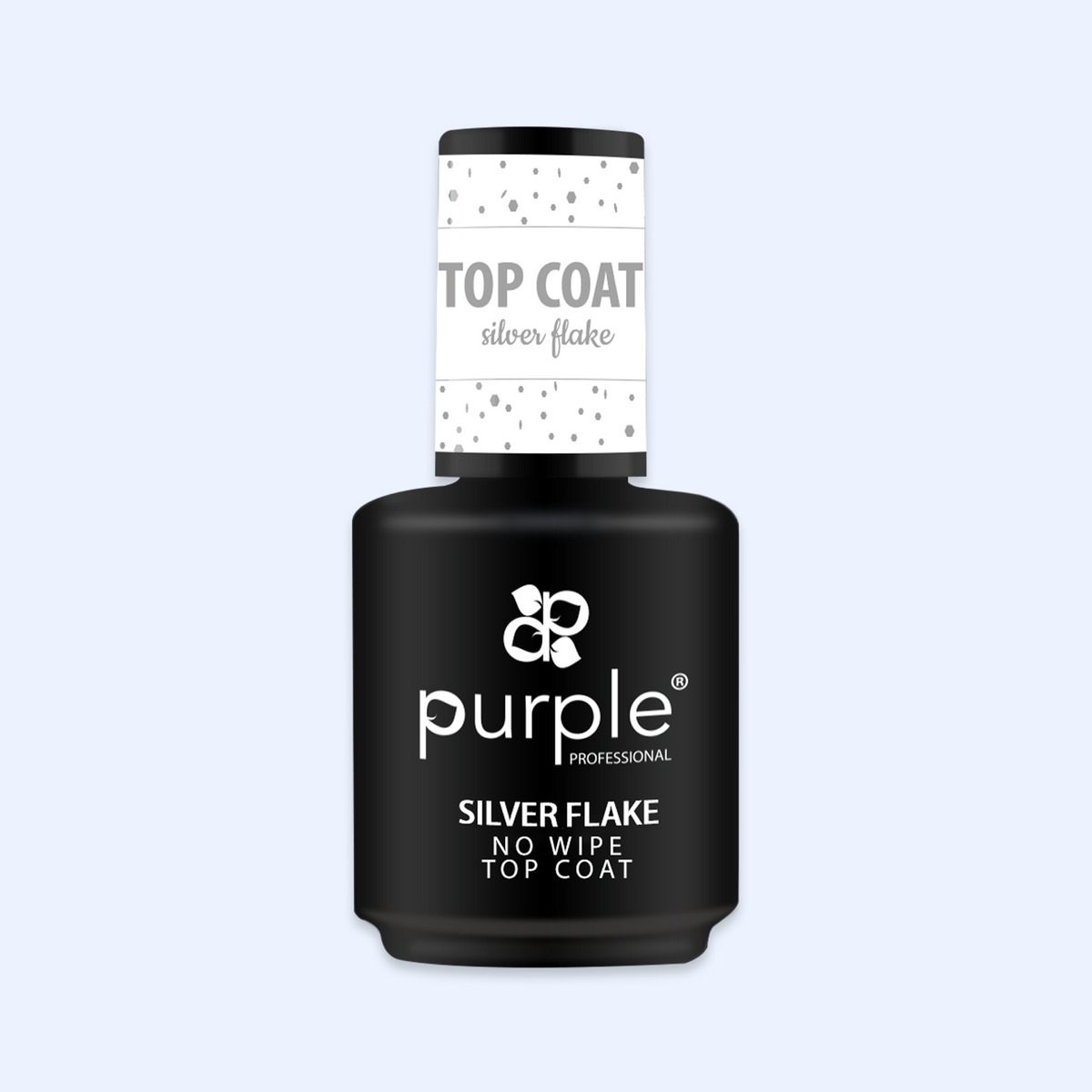 Silver Flake - Top Coat No Wipe Purple