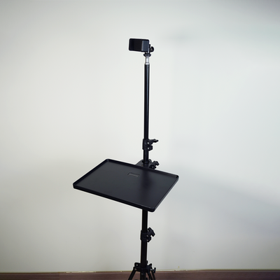 Kit Tripé para telemóvel com Tabuleiro