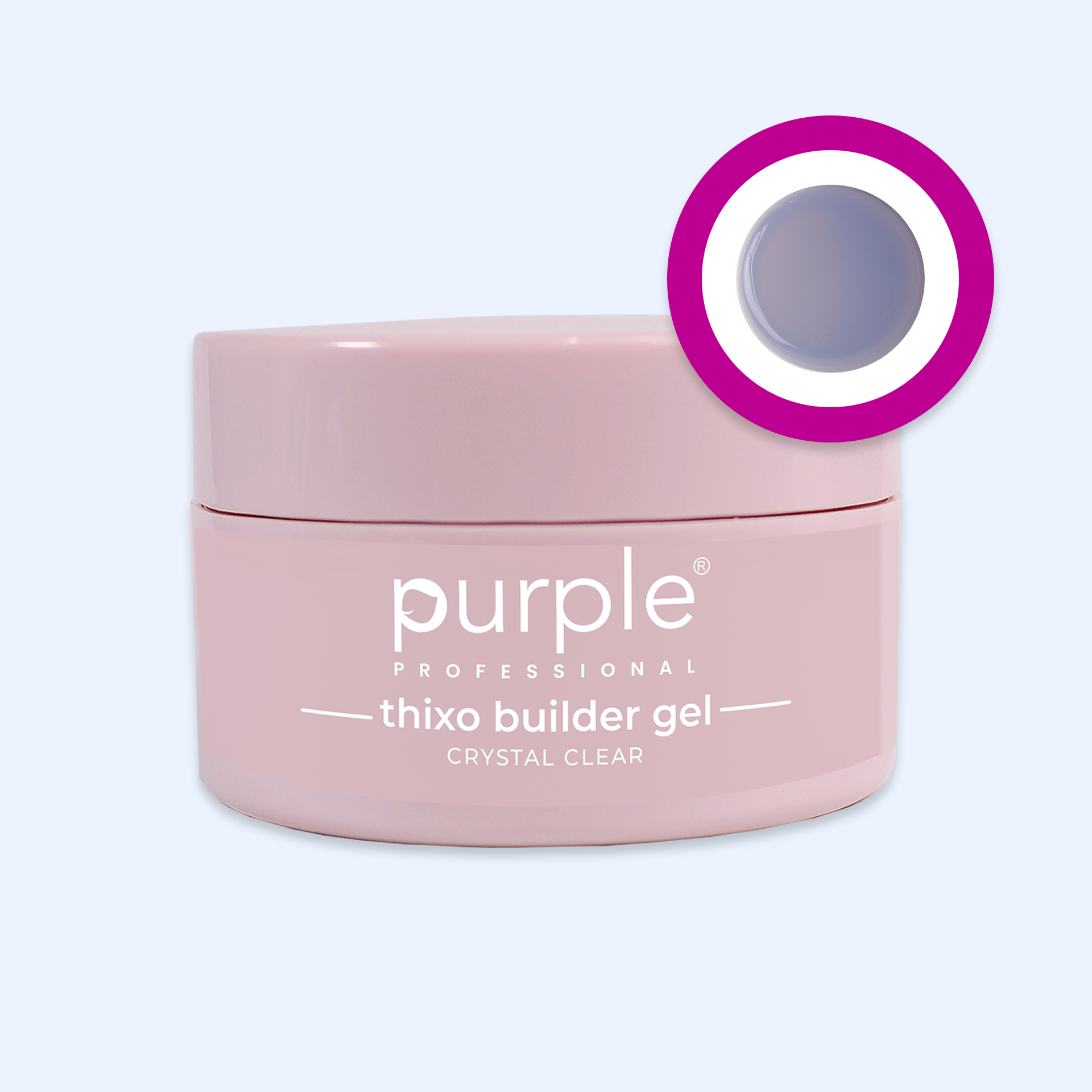 Gel Builder Thixo Crystal Clear - Purple