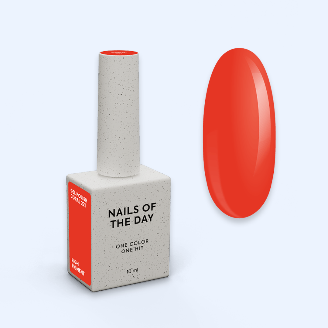 Verniz Gel Coral nº221 - NailsOfTheDay