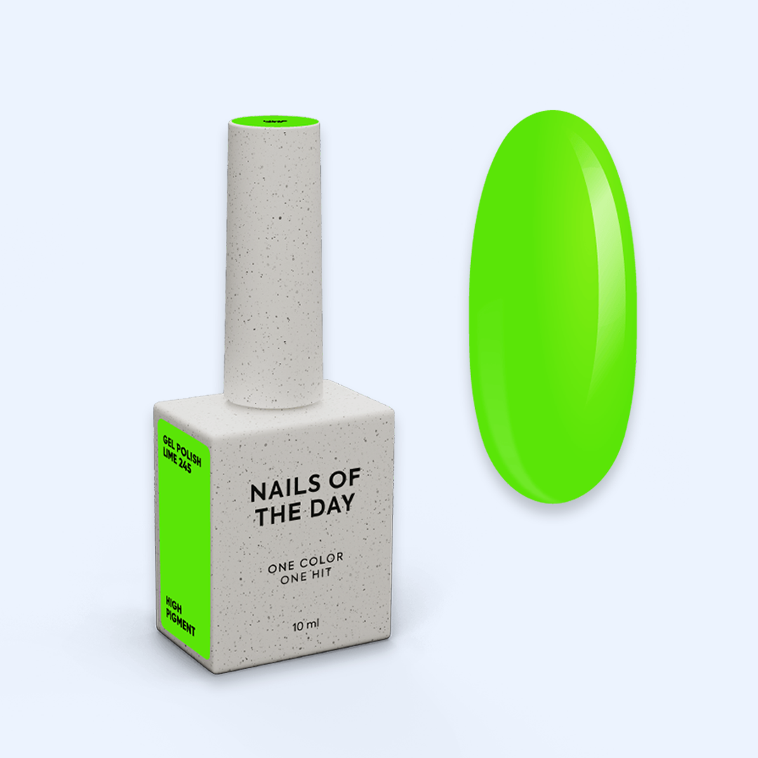 Verniz Gel Lime nº245 - NailsOfTheDay