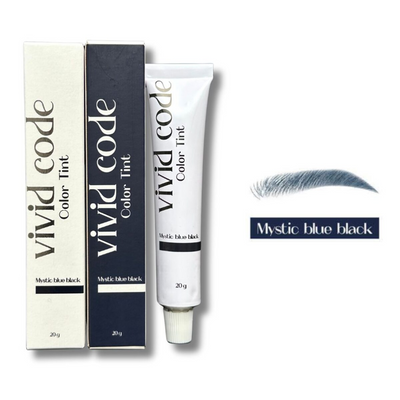 Tinta Vivid Code Mystic Blue Black 20g
