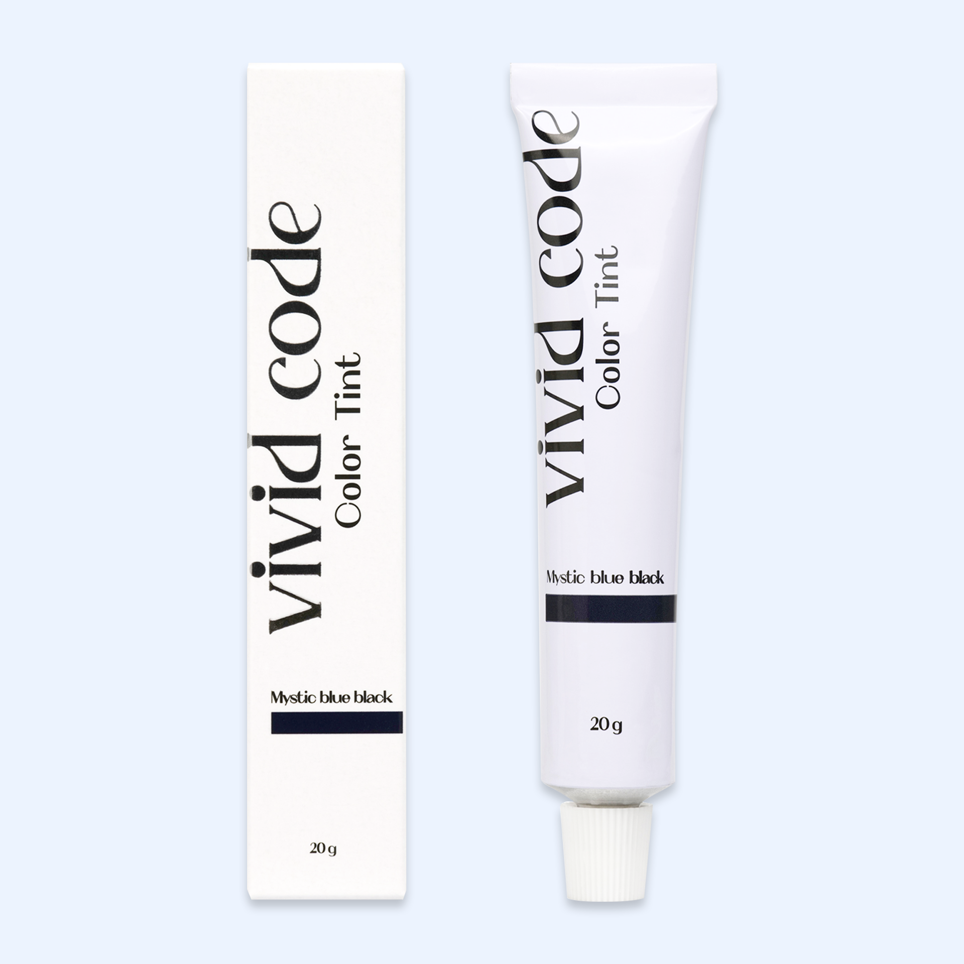 Tinta Vivid Code Mystic Blue Black 20g