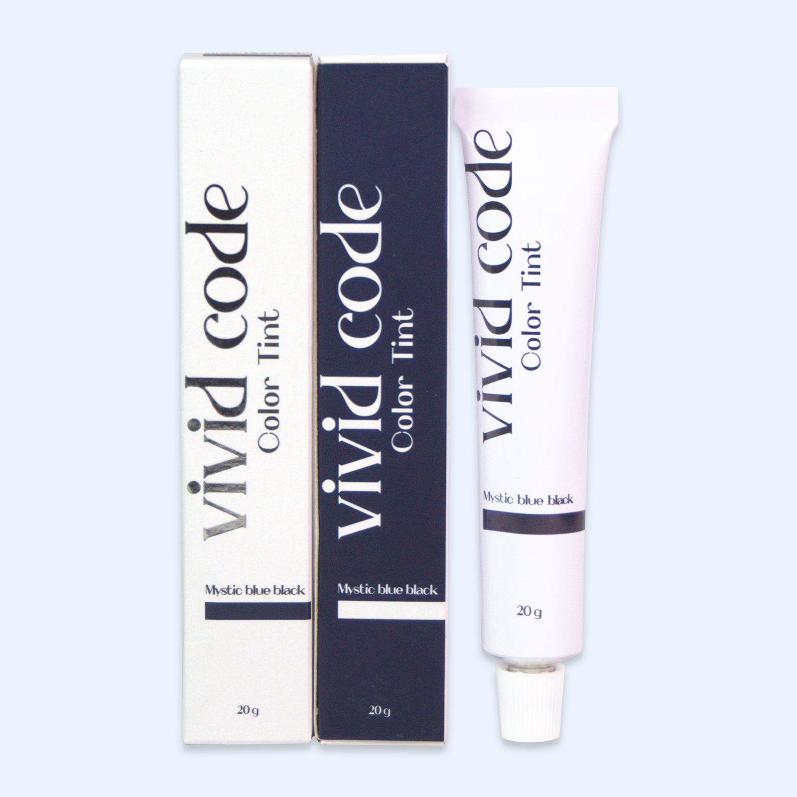 Tinta Vivid Code Mystic Blue Black 20g