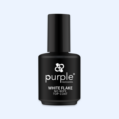 White Flake No Wipe Top Coat 15ml