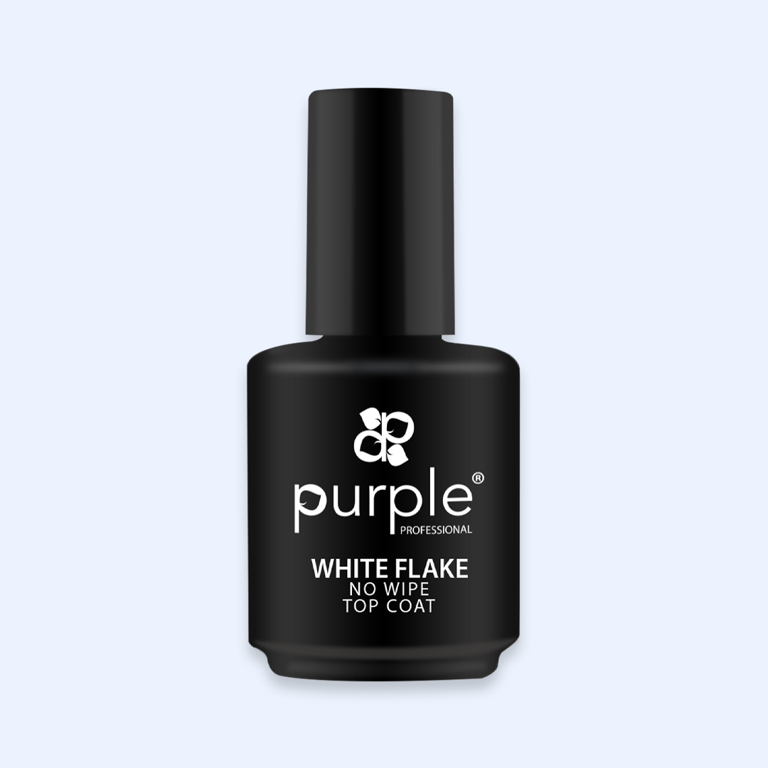 White Flake - Top Coat No Wipe Purple