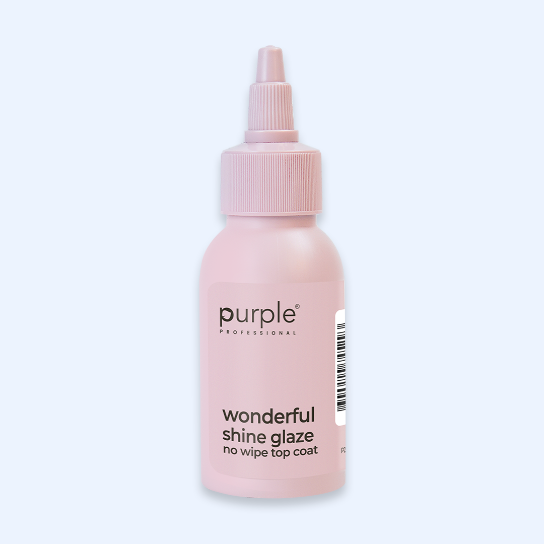 Wonderful Shine Glaze Top Coat No Wipe - Purple