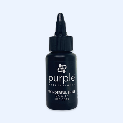 Wonderful Shine - Top Coat No Wipe Purple Recarga 50ml