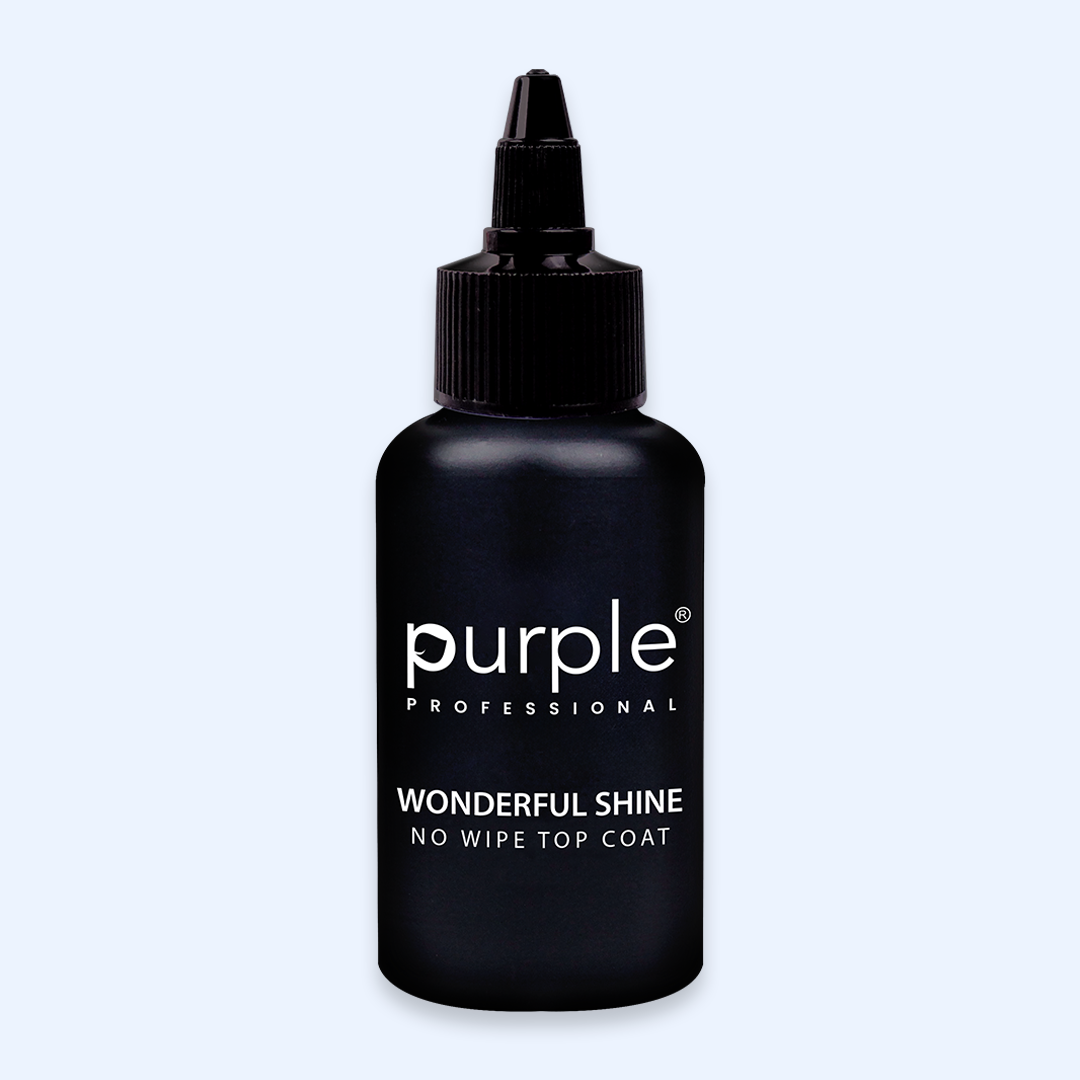 Wonderful Shine - Top Coat No Wipe Purple Recarga 50ml