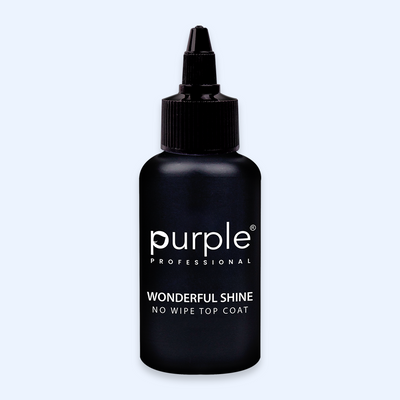 Wonderful Shine - Top Coat No Wipe Purple Recarga 50ml