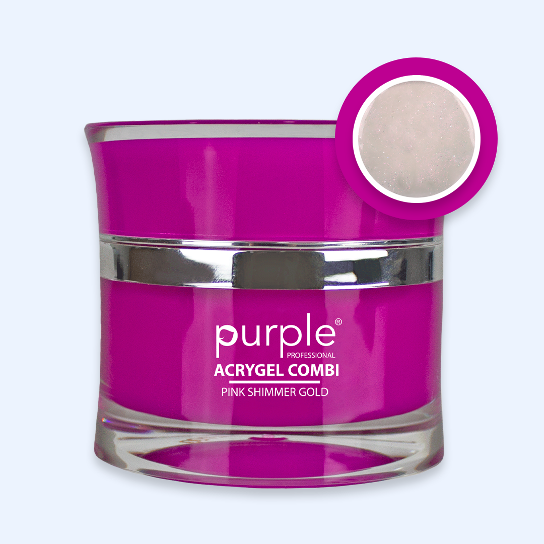 Acrygel Combi Pink Shimmer Gold 50g