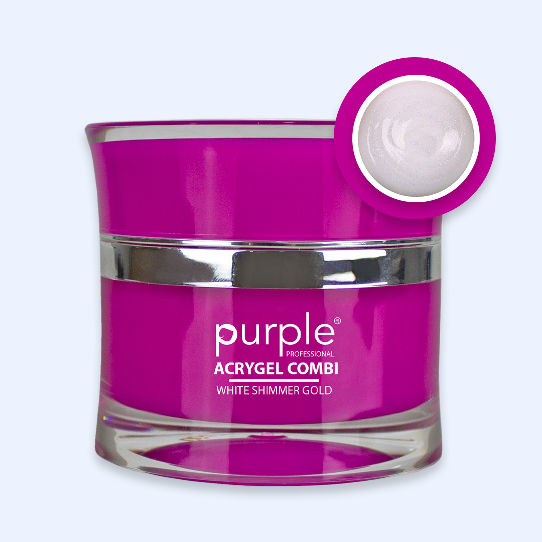 Acrygel Combi White Shimmer Gold 50g
