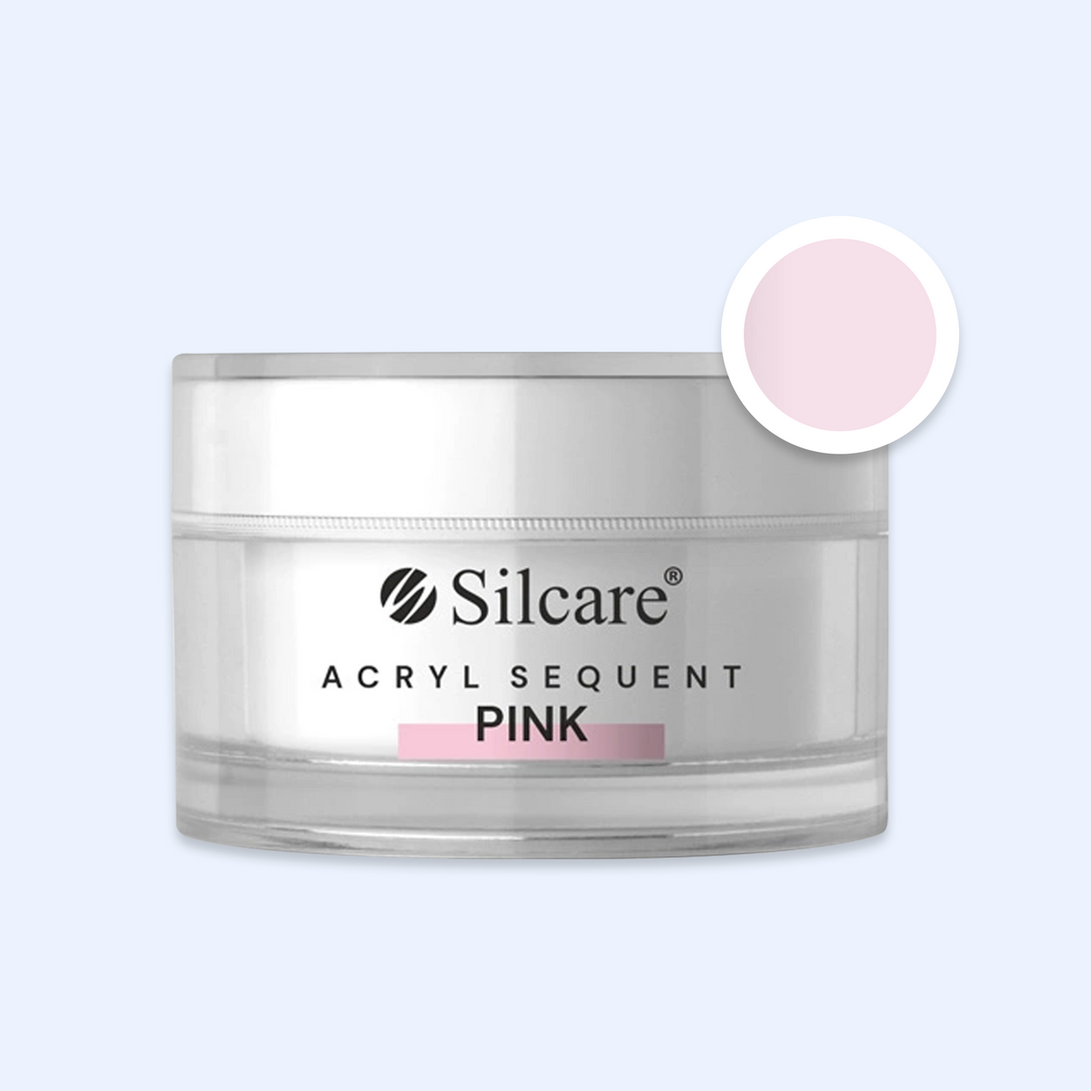 Acrílico Sequent Pink Clear - Silcare