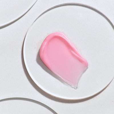 Textura do Acrylate Gel Rhodolite American Creator em rosa medio