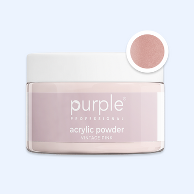 Queen Acrylic Powder Vintage Pink - Purple